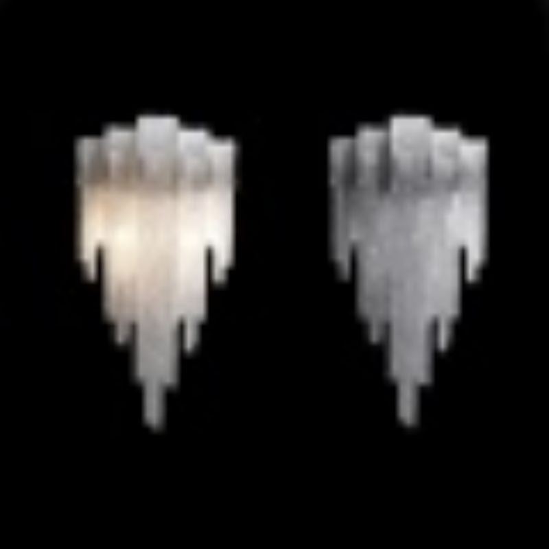 Viola Luxury Plated Aluminum Chain Tassel Wall Sconce