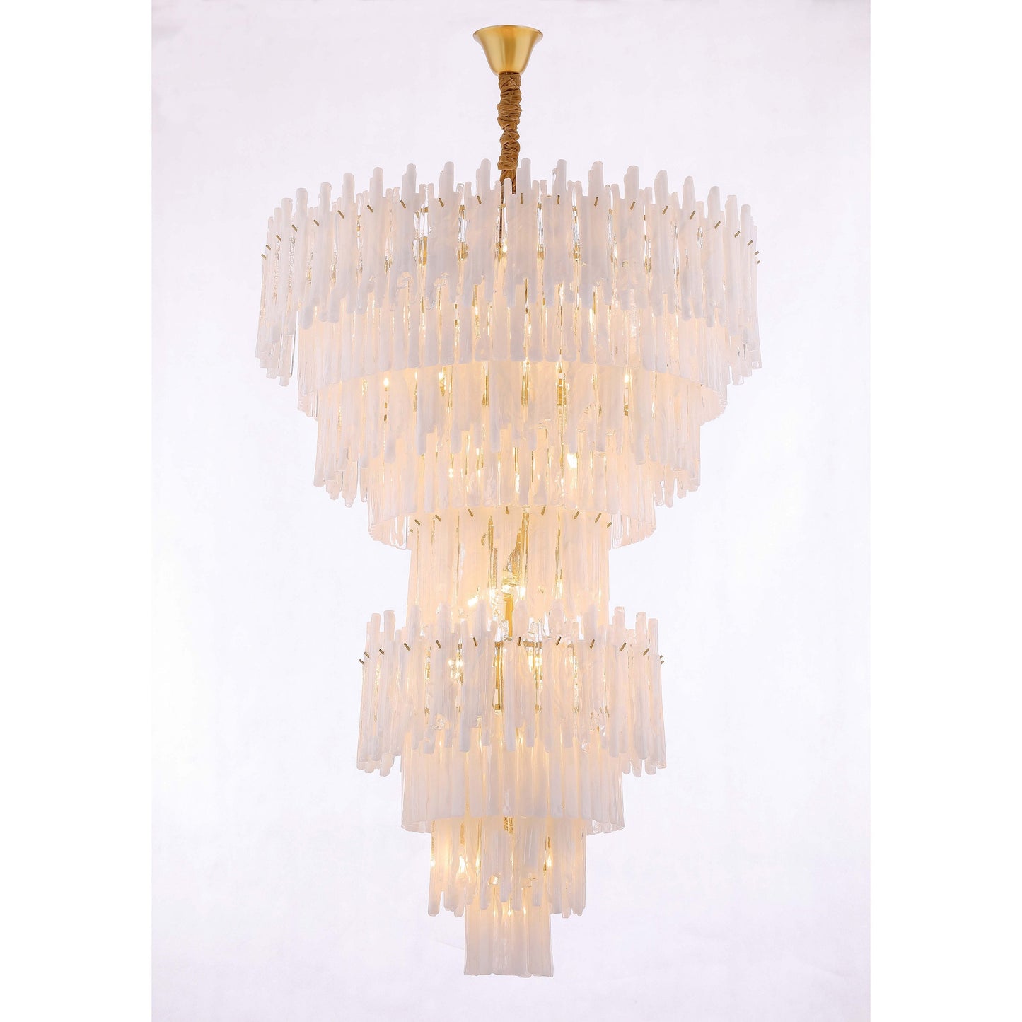Colin Tiered Murano Glass Chandelier