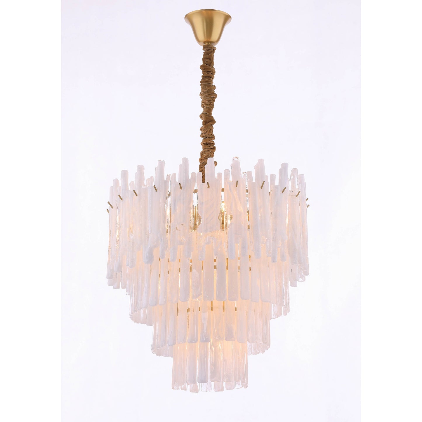 Colin Tiered Murano Glass Chandelier