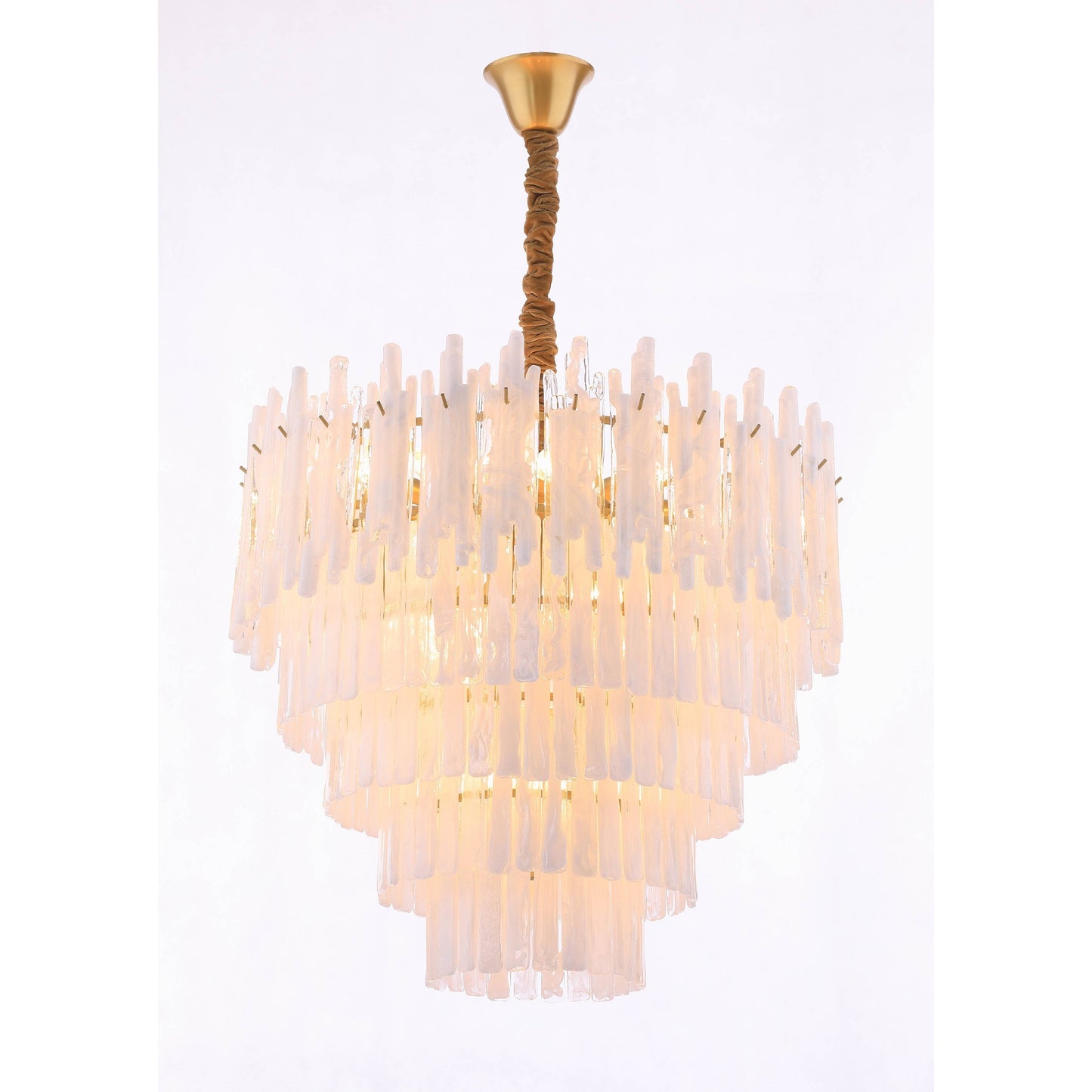 Colin Tiered Murano Glass Chandelier