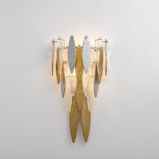 Odin Tiered Oval Glass Sconce