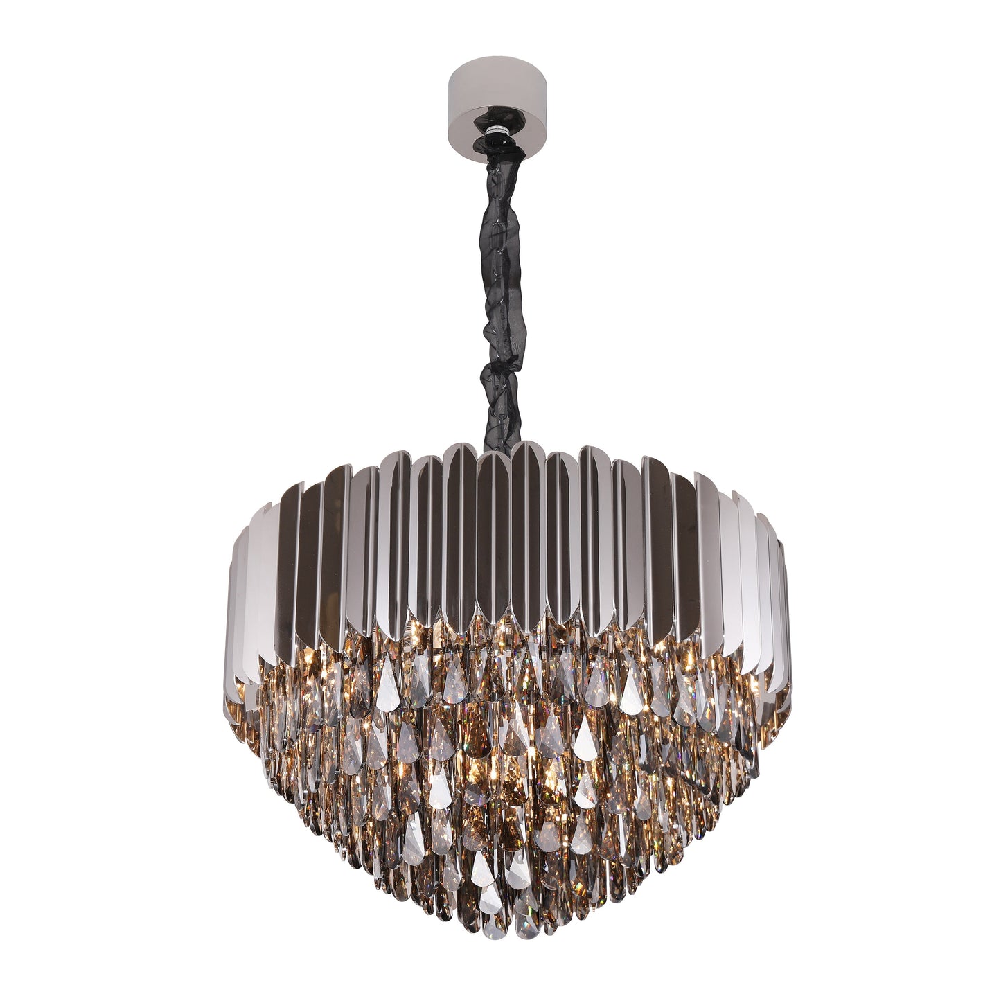 Aliling Tiered Round Crystal Chandelier