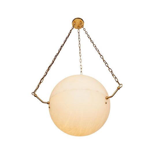 Alabaster Zemira Sphere Pendant Lamp