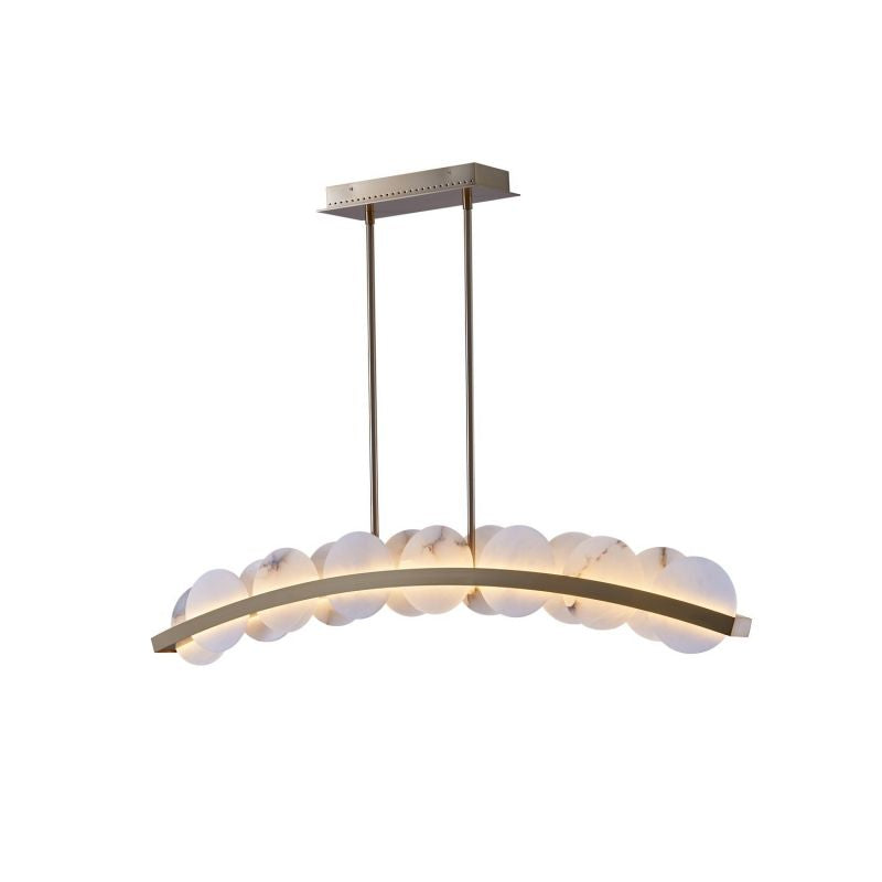 Alabaster Zolia Moon LED Pendant Light 47"