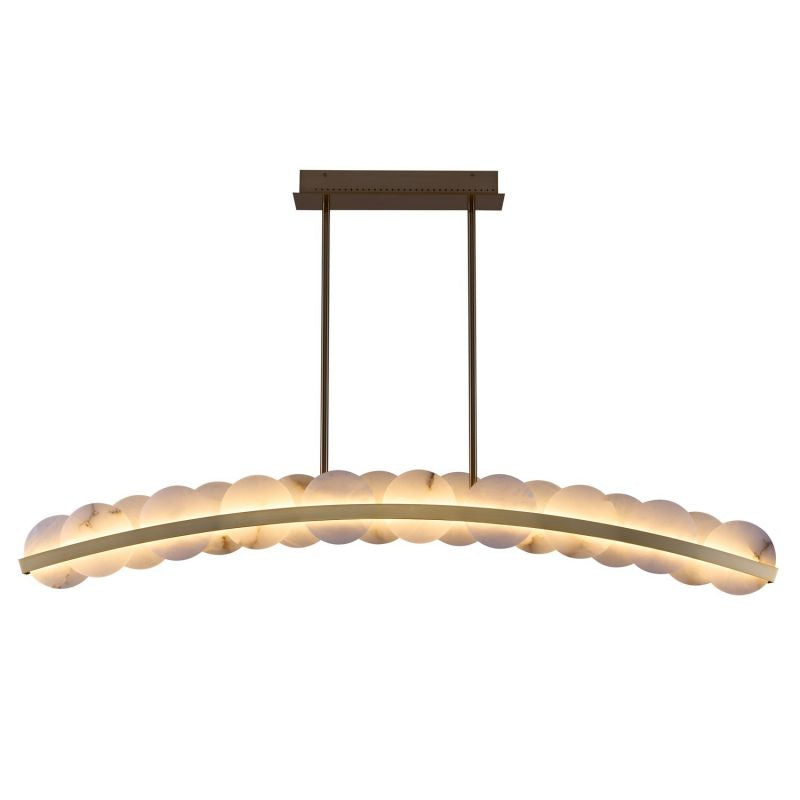 Alabaster Zolia Moon LED Pendant Light 60"