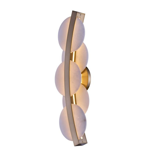 Alabaster Zolia Moon LED Wall Sconce