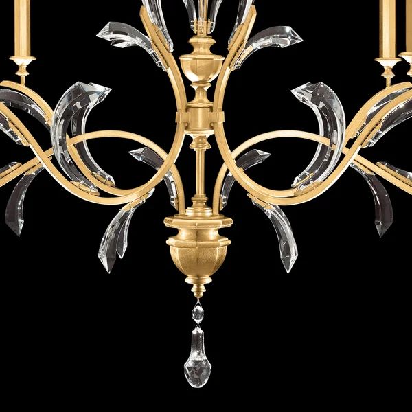 Brylee Candle Oblong Chandelier 74"