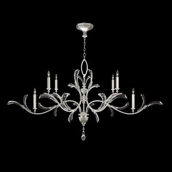 Brylee Candle Oblong Chandelier 74"
