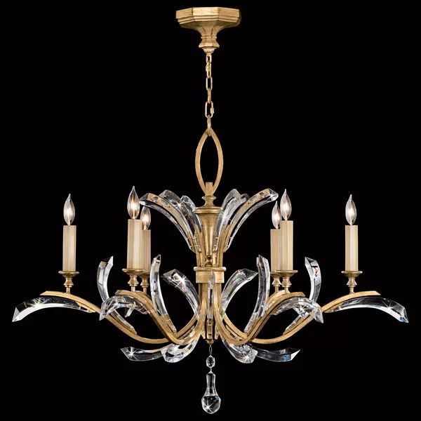 Brylee Candle Round Chandelier 42"