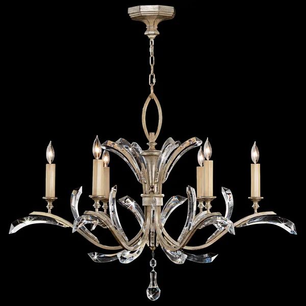Brylee Candle Round Chandelier 42"