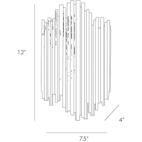 Quella 2 Lights Wall Sconce
