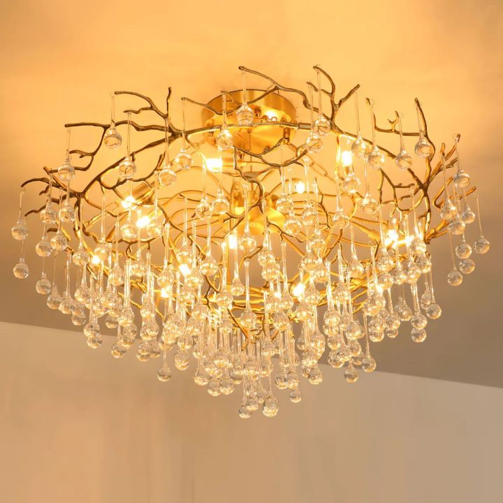 Csaba Anita Brass Chandelier