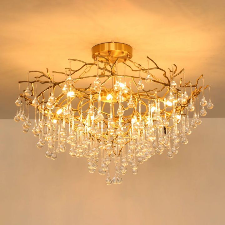 Csaba Anita Brass Chandelier
