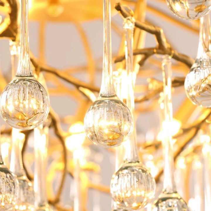 Csaba Anita Brass Chandelier