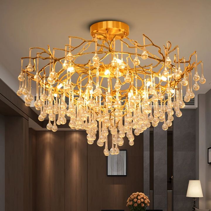 Csaba Anita Brass Chandelier