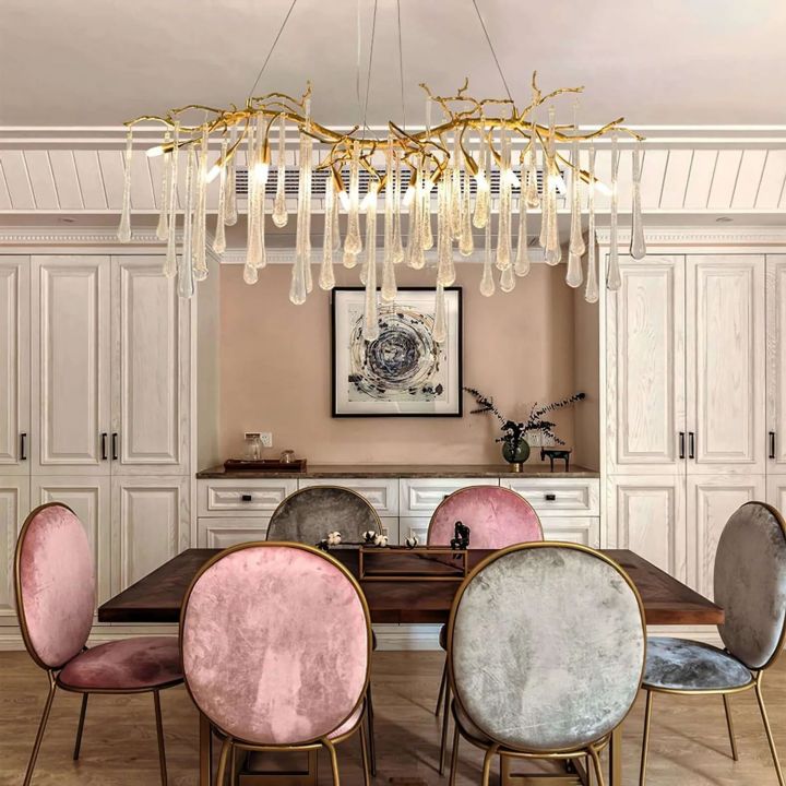 Xzavier Aqua Makrama Chandeliers