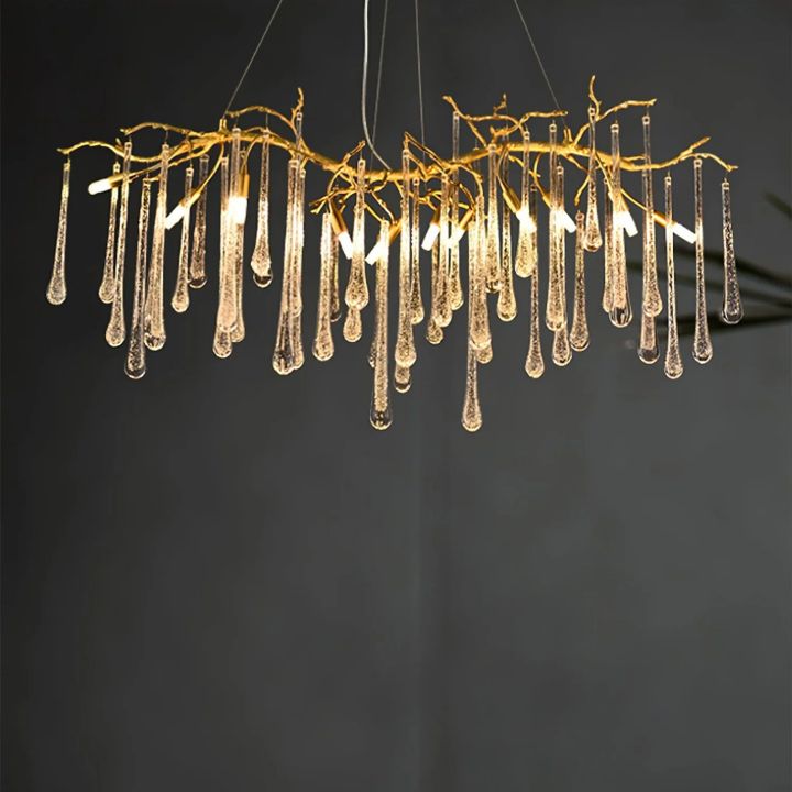 Xzavier Aqua Makrama Chandeliers