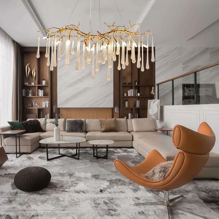 Xzavier Aqua Makrama Chandeliers