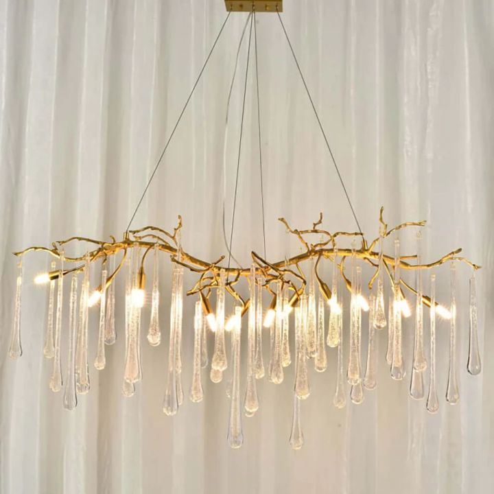 Xzavier Aqua Makrama Chandeliers
