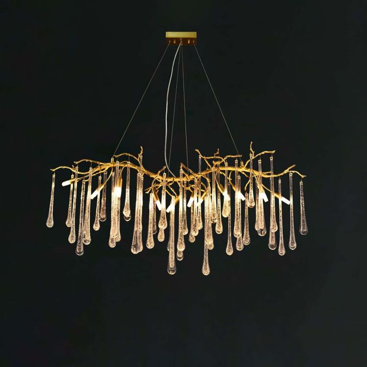 Xzavier Aqua Makrama Chandeliers