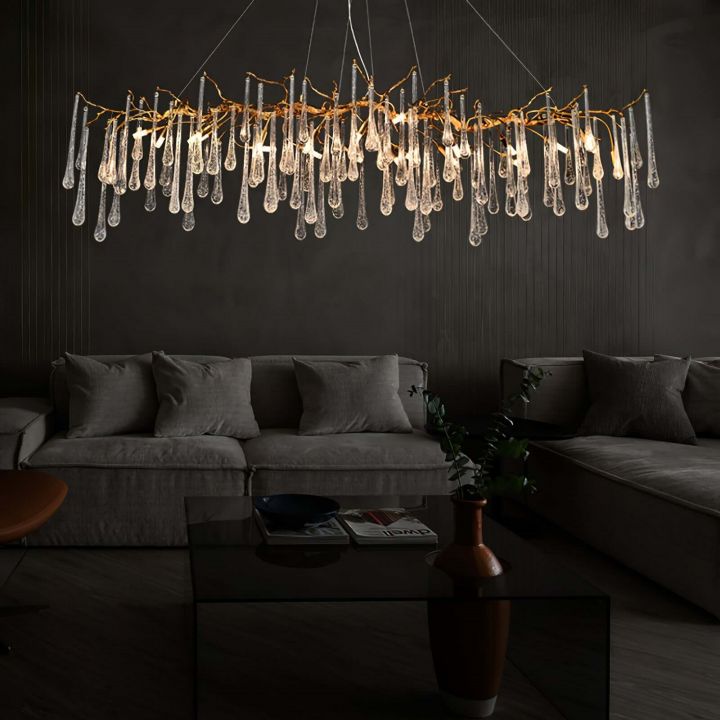 Xzavier Aqua Makrama Chandeliers