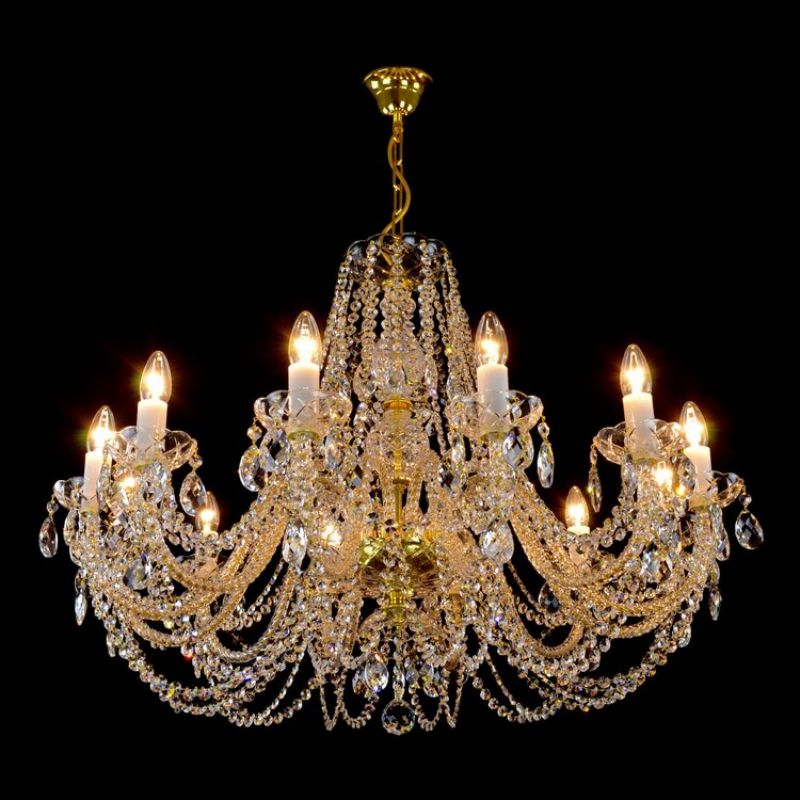 Eternity Brillante 12 Lights Crystal Chandelier