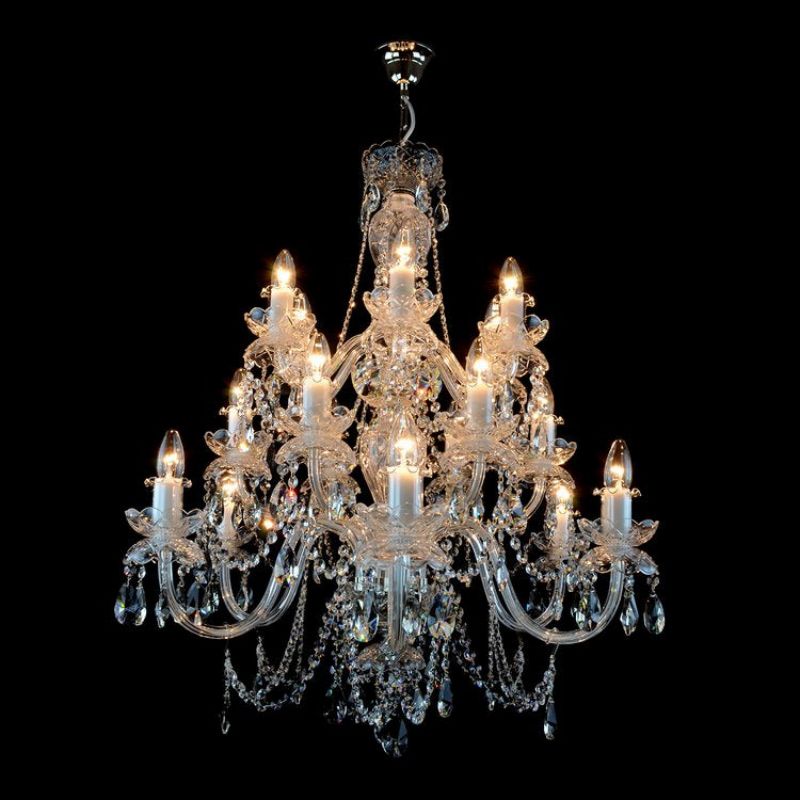 Eternity De Luxe 18 Lights Crystal Chandelier