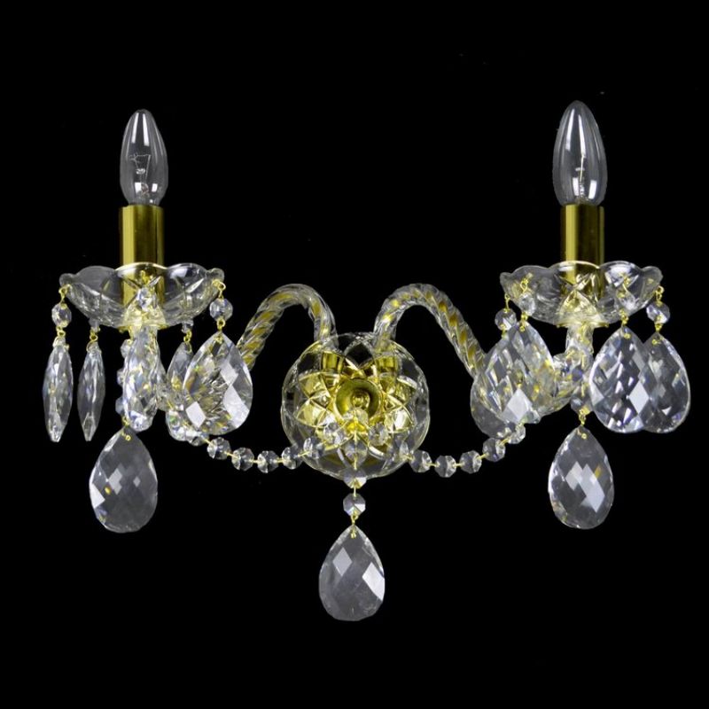 Eternity Classical Maniera 2 Lights Crystal Wall Light