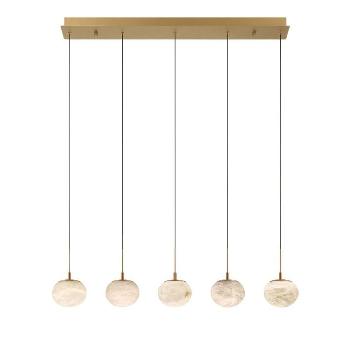 Cudor Alabaster Linear LED Chandelier