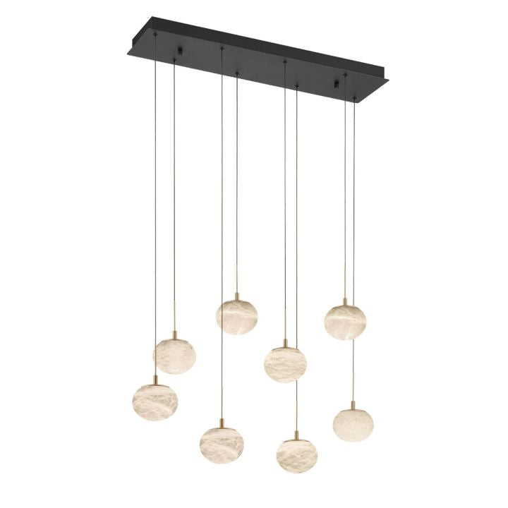 Cudor Alabaster Linear LED Chandelier