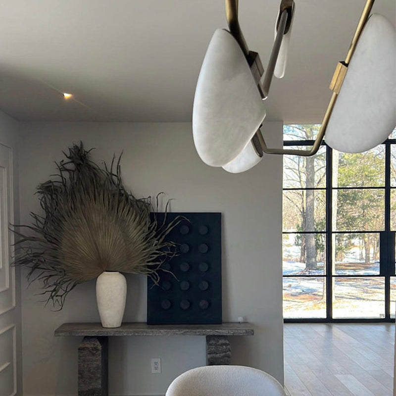 Alabaster Zilpha Modern Artistic Ceiling Chandelier