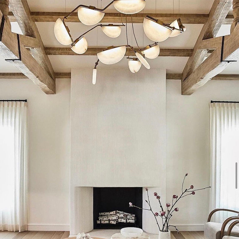 Alabaster Zilpha Modern Artistic Ceiling Chandelier