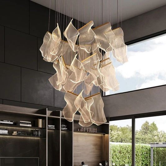Acrylic Modern Branch Chandelier Ceiling Light