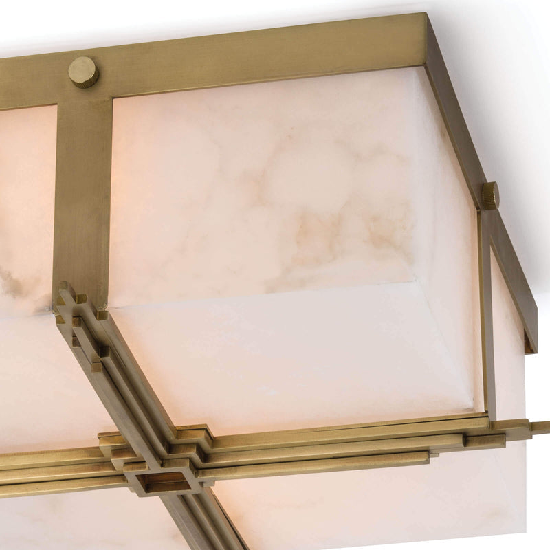 Alabaster Zimri Flush Mount Ceiling Light