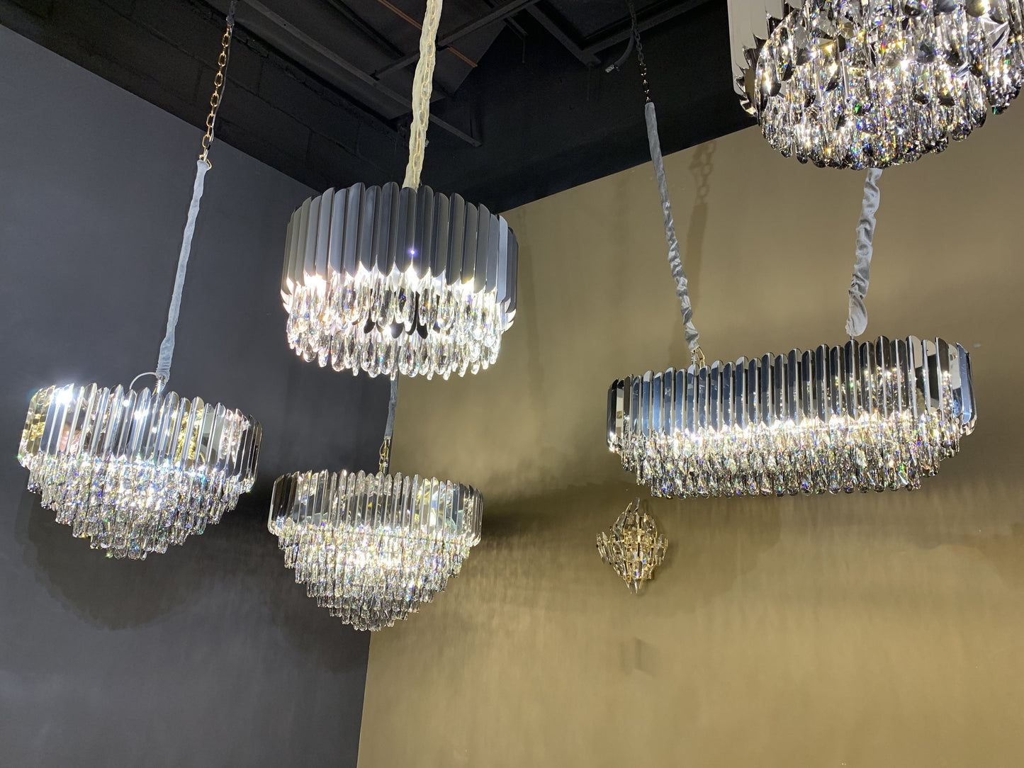 Aliling Tiered Round Crystal Chandelier