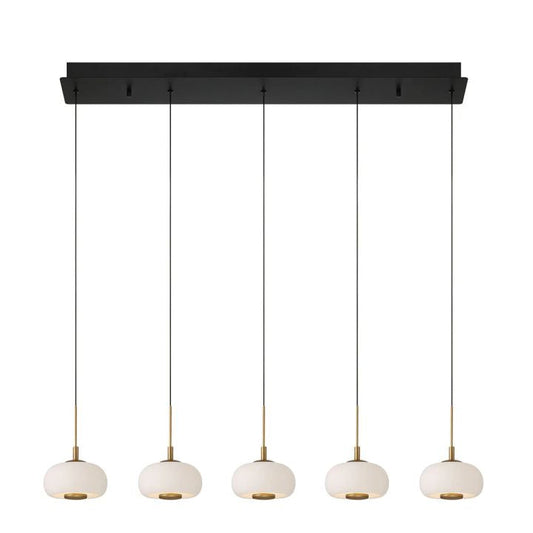 Lanchey Linear 5 Lights LED Chandelier