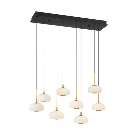 Lanchey Rectangular 8 Lights LED Chandelier