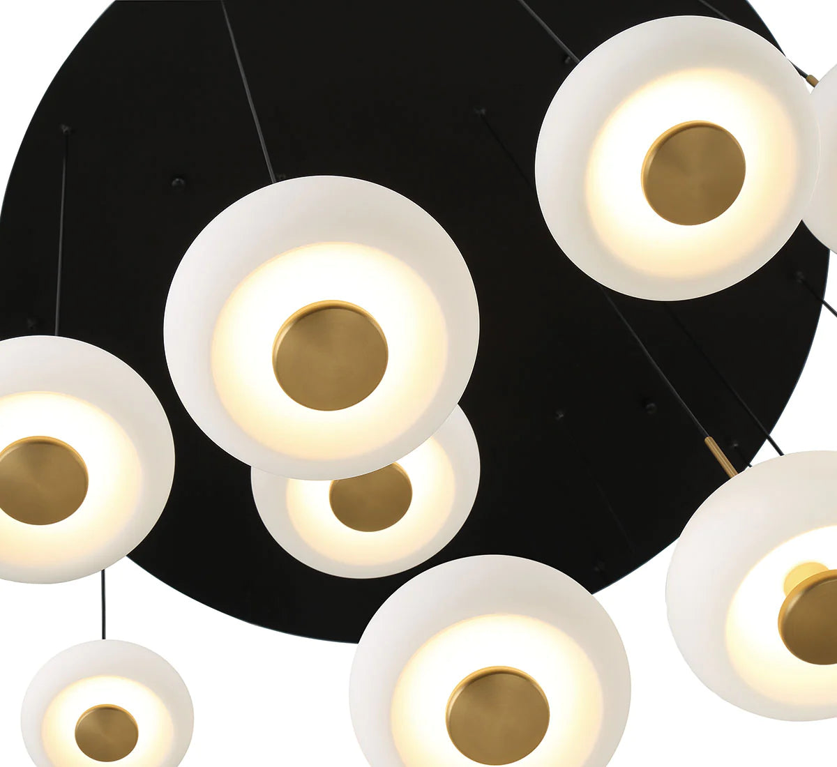 Lanchey Round 9 Lights LED Chandelier