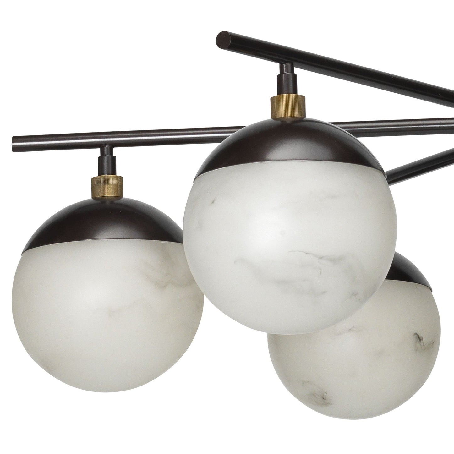 Alabaster Zemira 6 Lights Ball Chandelier Light