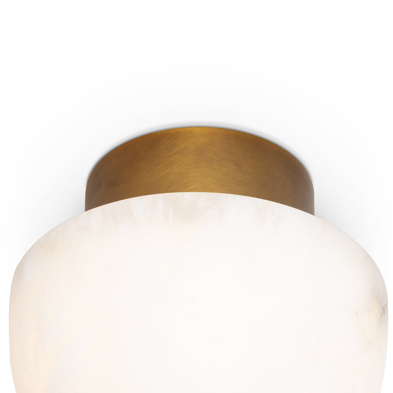 Alabaster Zedie Flush Mount Ceiling Light