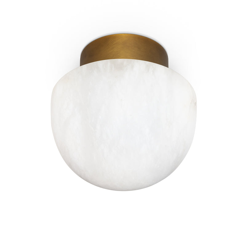 Alabaster Zedie Flush Mount Ceiling Light