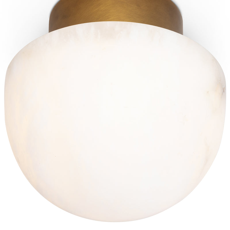 Alabaster Zedie Flush Mount Ceiling Light
