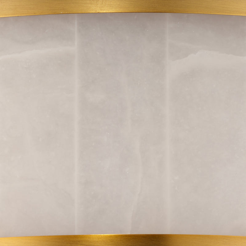 Alabaster Zahar Flush Mount Ceiling Light
