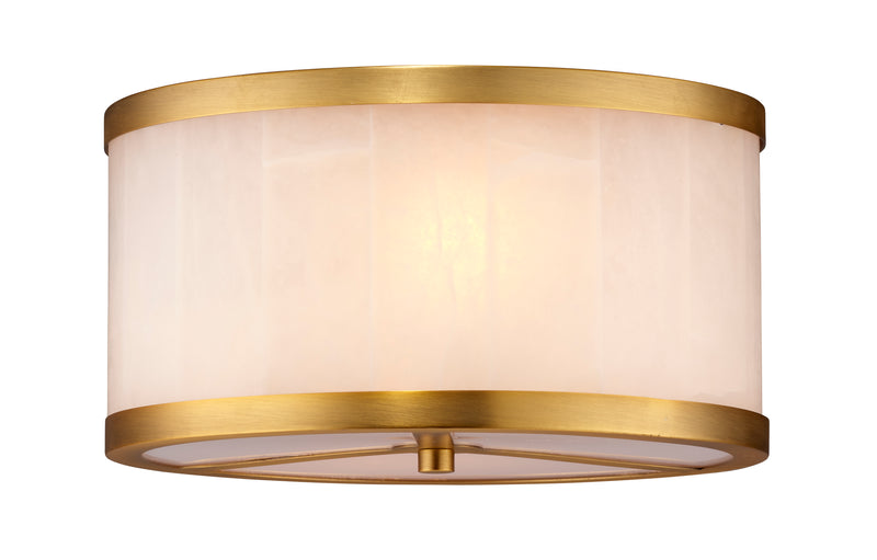 Alabaster Zahar Flush Mount Ceiling Light