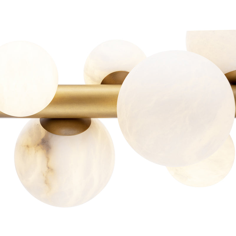 Alabaster Zenobe Linear Pendant Light