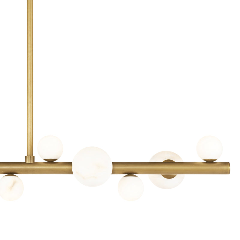 Alabaster Zenobe Linear Pendant Light