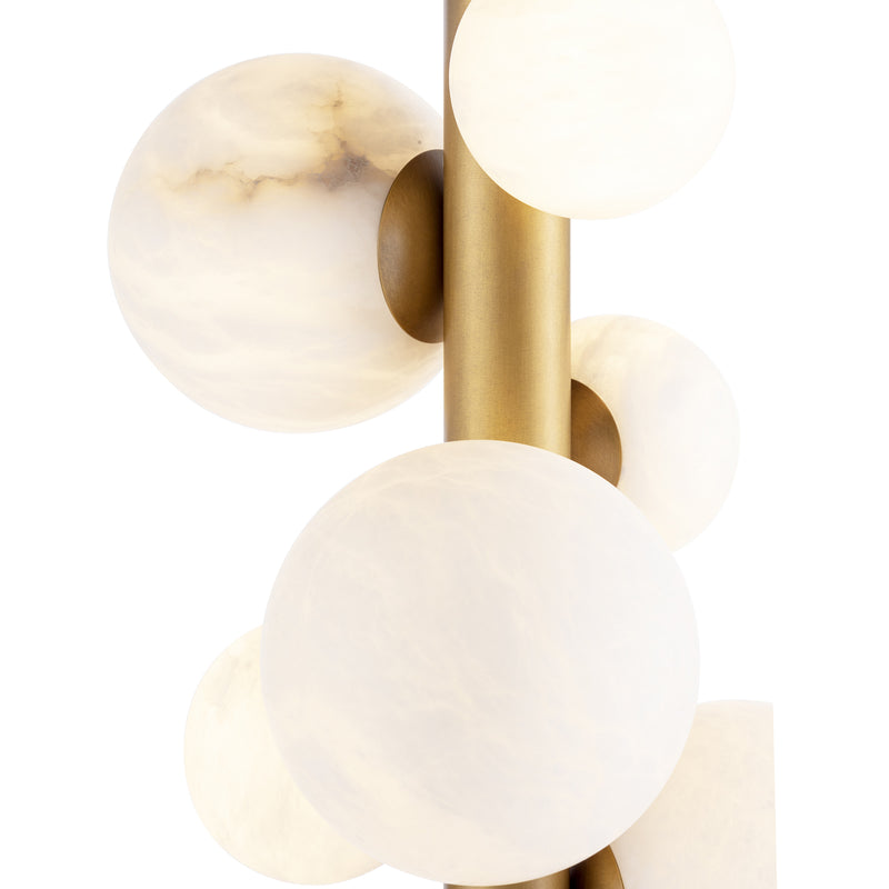 Alabaster Zerina Vertical Pendant Light