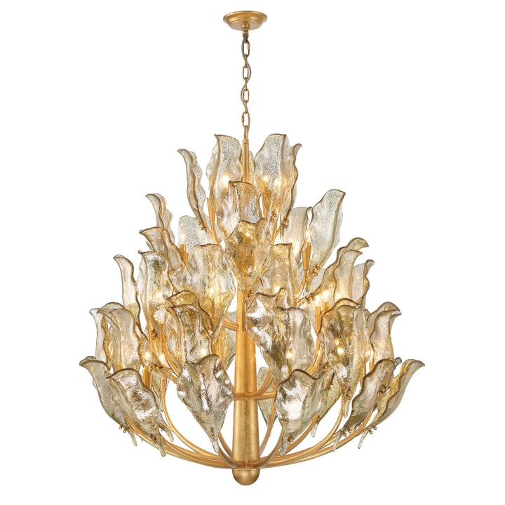Ted Modern Glass Chandelier