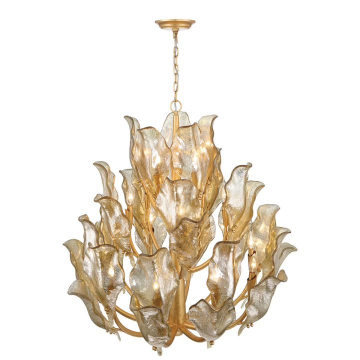 Ted Modern Glass Chandelier