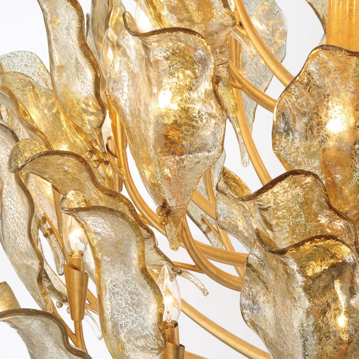 Ted Modern Glass Chandelier